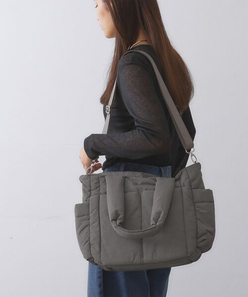 OPAQUE.CLIP / オペーク ドット クリップ トートバッグ | 【2WAY/軽量】パフィートラベルビッグトートバッグ | 詳細3