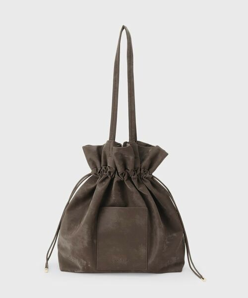 OPAQUE.CLIP / オペーク ドット クリップ トートバッグ | 【A4サイズ対応】ソフト合皮巾着ドローストリングトートバッグ | 詳細10