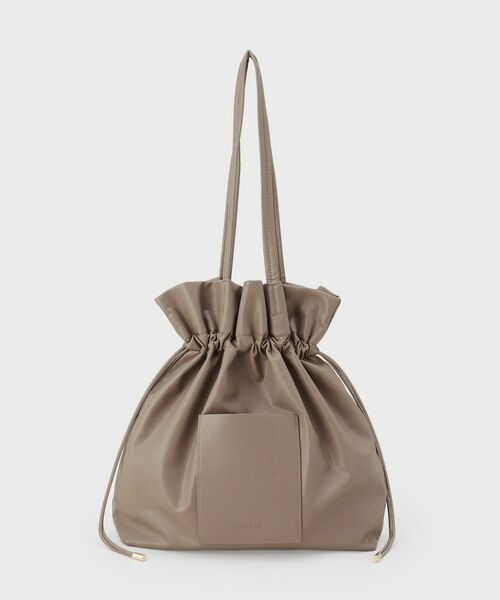 OPAQUE.CLIP / オペーク ドット クリップ トートバッグ | 【A4サイズ対応】ソフト合皮巾着ドローストリングトートバッグ | 詳細12