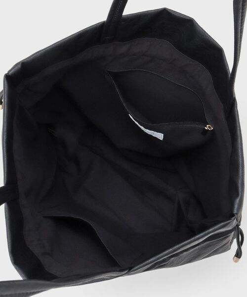 OPAQUE.CLIP / オペーク ドット クリップ トートバッグ | 【A4サイズ対応】ソフト合皮巾着ドローストリングトートバッグ | 詳細16