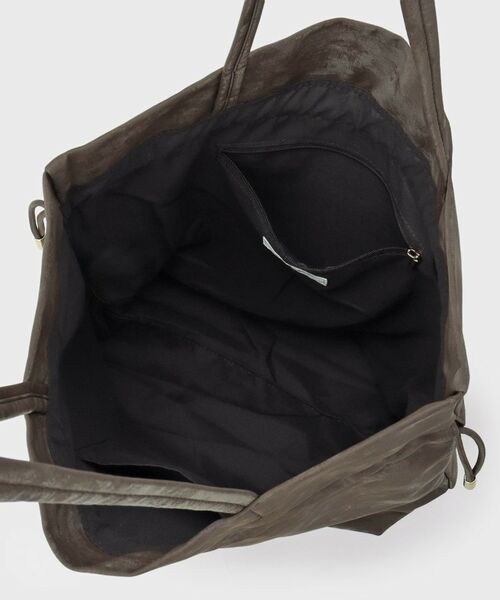 OPAQUE.CLIP / オペーク ドット クリップ トートバッグ | 【A4サイズ対応】ソフト合皮巾着ドローストリングトートバッグ | 詳細17