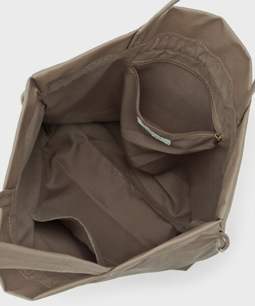 OPAQUE.CLIP / オペーク ドット クリップ トートバッグ | 【A4サイズ対応】ソフト合皮巾着ドローストリングトートバッグ | 詳細19