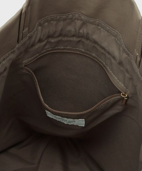 OPAQUE.CLIP / オペーク ドット クリップ トートバッグ | 【A4サイズ対応】ソフト合皮巾着ドローストリングトートバッグ | 詳細21