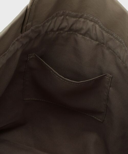 OPAQUE.CLIP / オペーク ドット クリップ トートバッグ | 【A4サイズ対応】ソフト合皮巾着ドローストリングトートバッグ | 詳細22