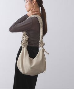 OPAQUE.CLIP / オペーク ドット クリップ ショルダーバッグ | 【2WAY】ドロストフリルハンドルラメミドルショルダーバッグ