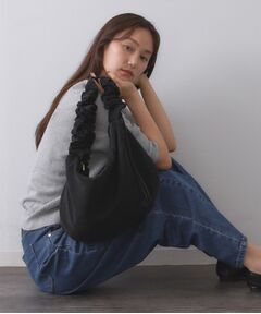OPAQUE.CLIP / オペーク ドット クリップ ショルダーバッグ | 【2WAY】ドロストフリルハンドルラメミドルショルダーバッグ
