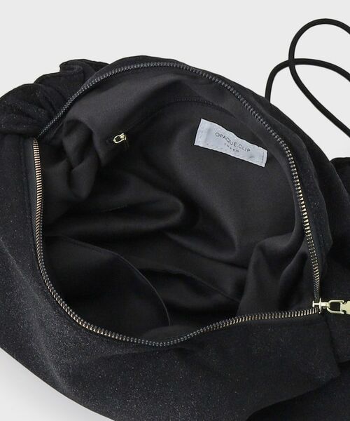 OPAQUE.CLIP / オペーク ドット クリップ ショルダーバッグ | 【2WAY】ドロストフリルハンドルラメミドルショルダーバッグ | 詳細13