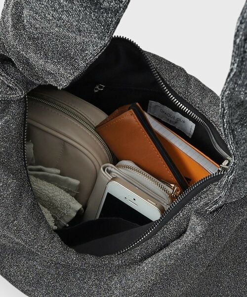 OPAQUE.CLIP / オペーク ドット クリップ ショルダーバッグ | 【2WAY】ドロストフリルハンドルラメミドルショルダーバッグ | 詳細16