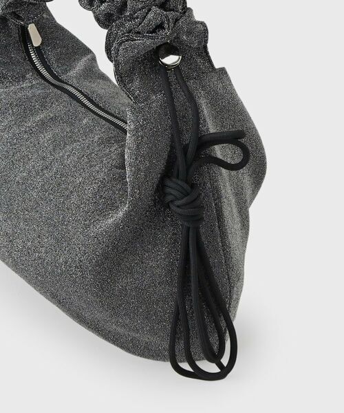 OPAQUE.CLIP / オペーク ドット クリップ ショルダーバッグ | 【2WAY】ドロストフリルハンドルラメミドルショルダーバッグ | 詳細17