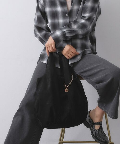 OPAQUE.CLIP / オペーク ドット クリップ トートバッグ | 【A4サイズ対応】ヌバック調合皮ビッグトート | 詳細1