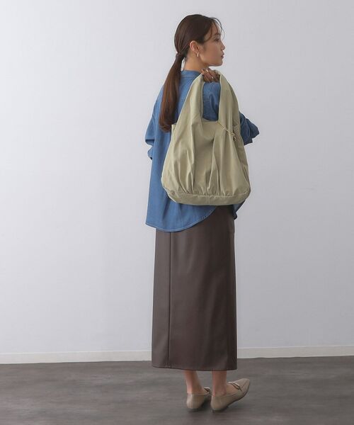 OPAQUE.CLIP / オペーク ドット クリップ トートバッグ | 【A4サイズ対応】ヌバック調合皮ビッグトート | 詳細6