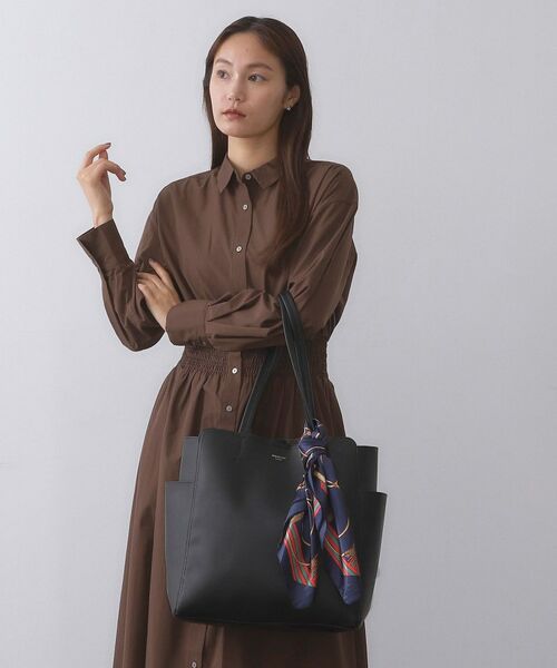 OPAQUE.CLIP / オペーク ドット クリップ トートバッグ | 【A4サイズ対応】スカーフ付き裏スエード調合皮トートバッグ | 詳細1