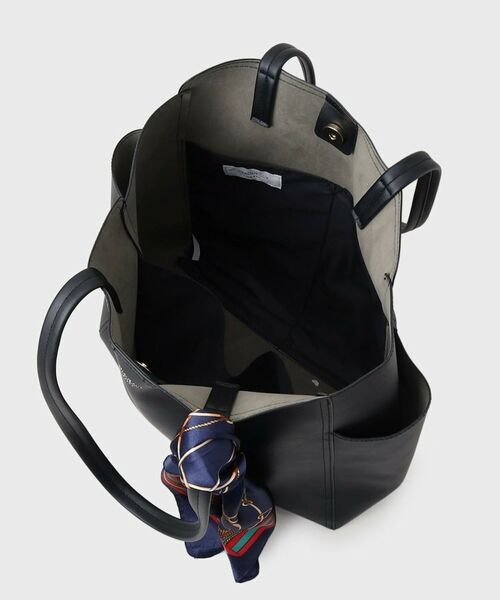 OPAQUE.CLIP / オペーク ドット クリップ トートバッグ | 【A4サイズ対応】スカーフ付き裏スエード調合皮トートバッグ | 詳細12