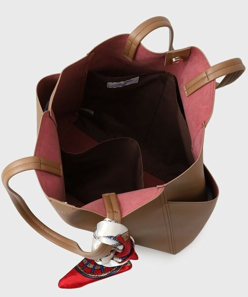 OPAQUE.CLIP / オペーク ドット クリップ トートバッグ | 【A4サイズ対応】スカーフ付き裏スエード調合皮トートバッグ | 詳細14