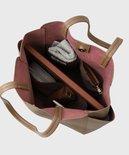 OPAQUE.CLIP / オペーク ドット クリップ トートバッグ | 【A4サイズ対応】スカーフ付き裏スエード調合皮トートバッグ | 詳細15