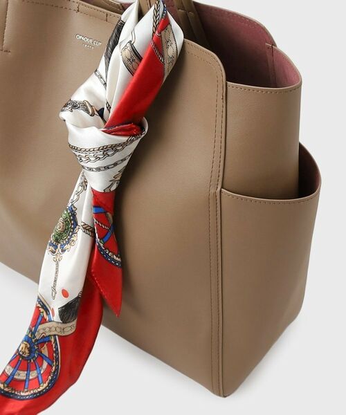 OPAQUE.CLIP / オペーク ドット クリップ トートバッグ | 【A4サイズ対応】スカーフ付き裏スエード調合皮トートバッグ | 詳細18