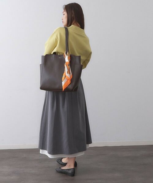 OPAQUE.CLIP / オペーク ドット クリップ トートバッグ | 【A4サイズ対応】スカーフ付き裏スエード調合皮トートバッグ | 詳細4