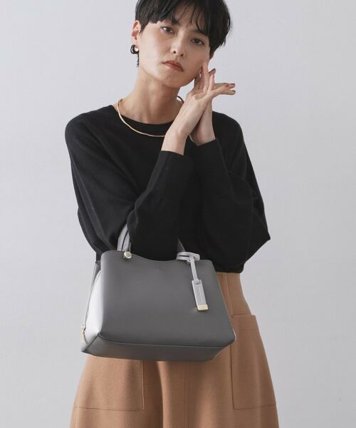 OPAQUE.CLIP / オペーク ドット クリップ ショルダーバッグ | 【2WAY/名品】バイカラーミドルボストンバッグ | 詳細1