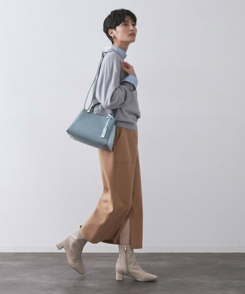 OPAQUE.CLIP / オペーク ドット クリップ ショルダーバッグ | 【2WAY/名品】バイカラーミドルボストンバッグ | 詳細12