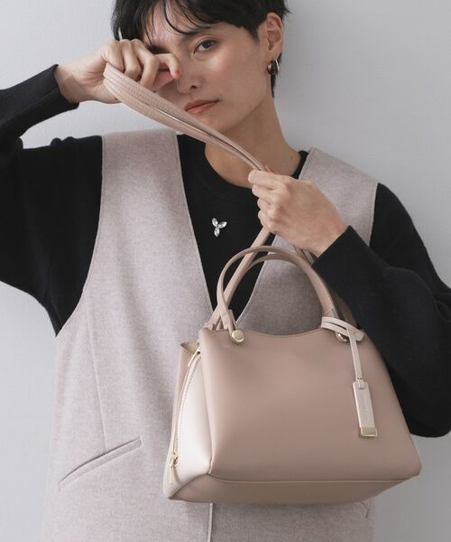 OPAQUE.CLIP / オペーク ドット クリップ ショルダーバッグ | 【2WAY/名品】バイカラーミドルボストンバッグ | 詳細13