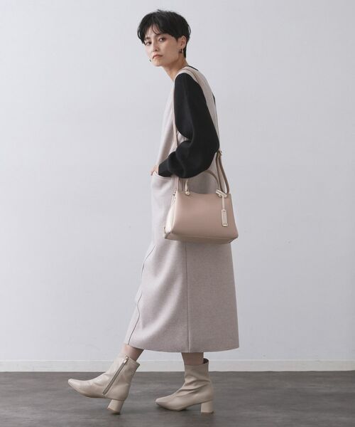 OPAQUE.CLIP / オペーク ドット クリップ ショルダーバッグ | 【2WAY/名品】バイカラーミドルボストンバッグ | 詳細14