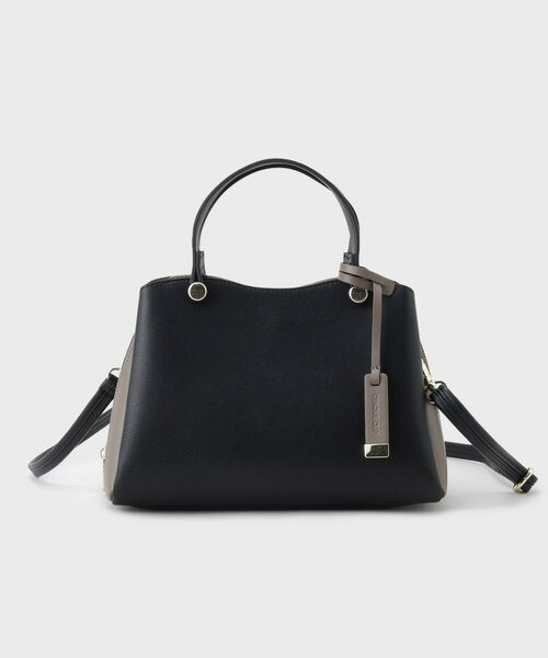 OPAQUE.CLIP / オペーク ドット クリップ ショルダーバッグ | 【2WAY/名品】バイカラーミドルボストンバッグ | 詳細17