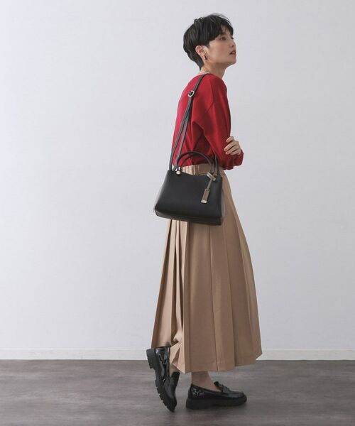 OPAQUE.CLIP / オペーク ドット クリップ ショルダーバッグ | 【2WAY/名品】バイカラーミドルボストンバッグ | 詳細6