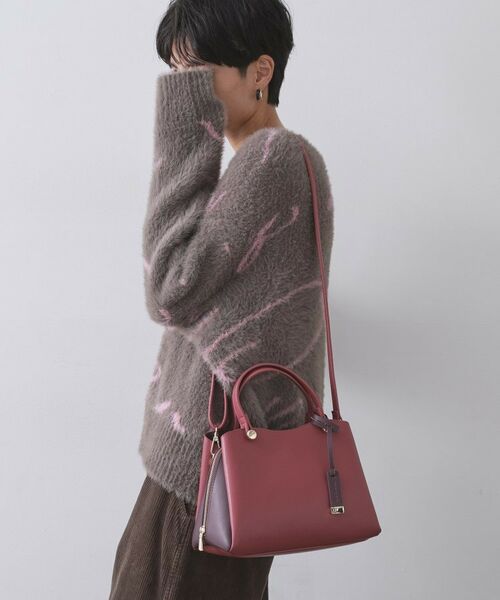 OPAQUE.CLIP / オペーク ドット クリップ ショルダーバッグ | 【2WAY/名品】バイカラーミドルボストンバッグ | 詳細7