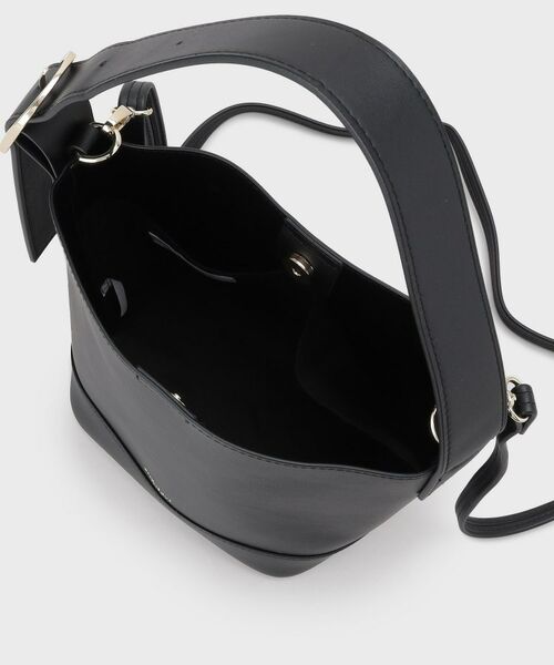 OPAQUE.CLIP / オペーク ドット クリップ ショルダーバッグ | 【3WAY】スムース合皮ミニショルダーバッグ | 詳細10