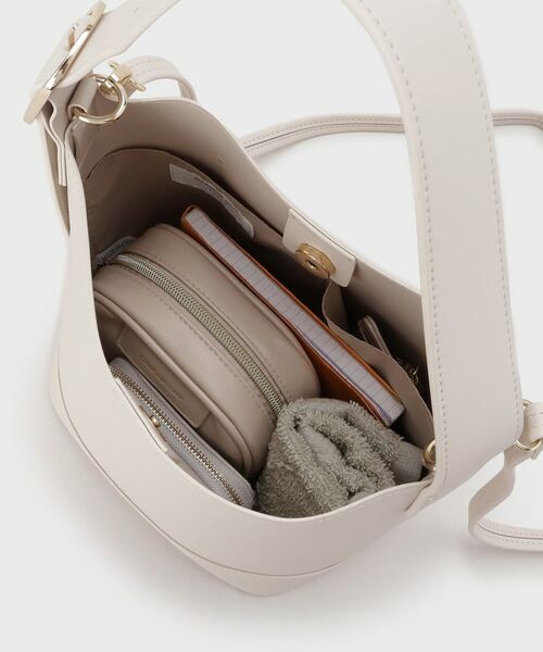 OPAQUE.CLIP / オペーク ドット クリップ ショルダーバッグ | 【3WAY】スムース合皮ミニショルダーバッグ | 詳細12