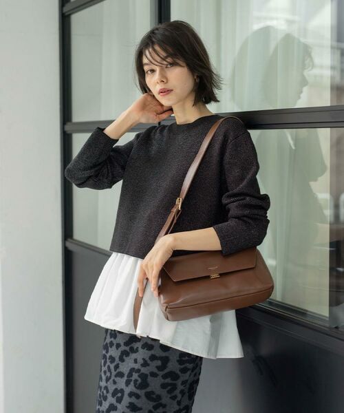 OPAQUE.CLIP / オペーク ドット クリップ メッセンジャーバッグ・ウエストポーチ | 【3WAY】スムース合皮ワイドボディバッグ | 詳細18