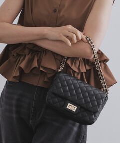OPAQUE.CLIP / オペーク ドット クリップ ショルダーバッグ | パフィーキルティングチェーンショルダーバッグ