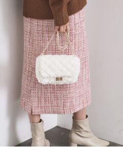 OPAQUE.CLIP / オペーク ドット クリップ ショルダーバッグ | パフィーキルティングチェーンショルダーバッグ