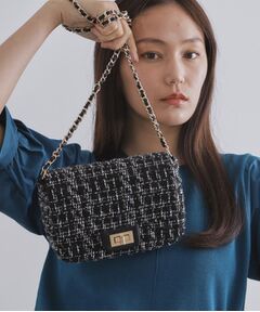 OPAQUE.CLIP / オペーク ドット クリップ ショルダーバッグ | パフィーキルティングチェーンショルダーバッグ