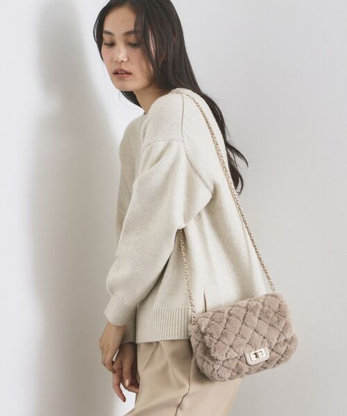 OPAQUE.CLIP / オペーク ドット クリップ ショルダーバッグ | パフィーキルティングチェーンショルダーバッグ | 詳細10