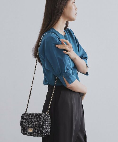 OPAQUE.CLIP / オペーク ドット クリップ ショルダーバッグ | パフィーキルティングチェーンショルダーバッグ | 詳細12
