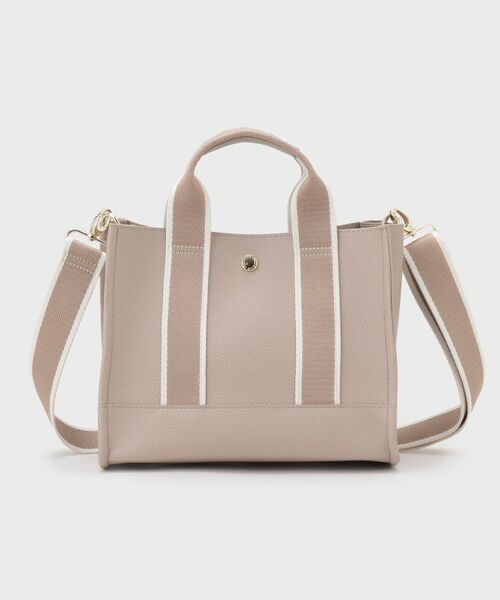 OPAQUE.CLIP / オペーク ドット クリップ トートバッグ | 【軽量/2WAY】ラインテープスクエアミドルトートバッグ | 詳細11