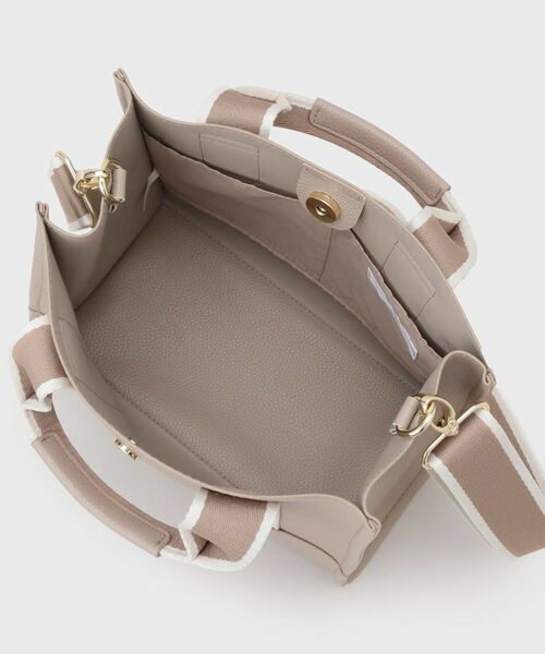 OPAQUE.CLIP / オペーク ドット クリップ トートバッグ | 【軽量/2WAY】ラインテープスクエアミドルトートバッグ | 詳細18