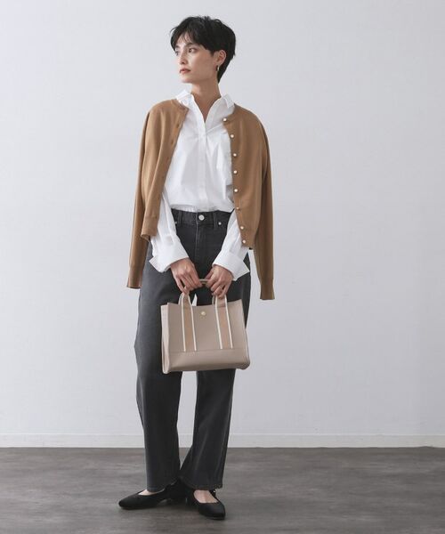 OPAQUE.CLIP / オペーク ドット クリップ トートバッグ | 【軽量/2WAY】ラインテープスクエアミドルトートバッグ | 詳細6