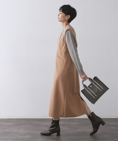 OPAQUE.CLIP / オペーク ドット クリップ トートバッグ | 【軽量/2WAY】ラインテープスクエアミドルトートバッグ | 詳細9