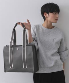 OPAQUE.CLIP / オペーク ドット クリップ トートバッグ | 【3層仕様/A4サイズ対応】ラインテープスクエアトートバッグ