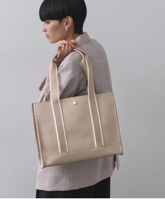 OPAQUE.CLIP / オペーク ドット クリップ トートバッグ | 【3層仕様/A4サイズ対応】ラインテープスクエアトートバッグ