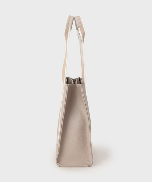 OPAQUE.CLIP / オペーク ドット クリップ トートバッグ | 【3層仕様/A4サイズ対応】ラインテープスクエアトートバッグ | 詳細10