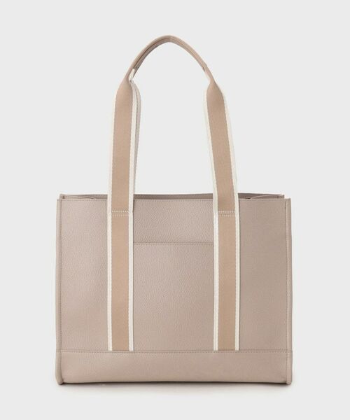 OPAQUE.CLIP / オペーク ドット クリップ トートバッグ | 【3層仕様/A4サイズ対応】ラインテープスクエアトートバッグ | 詳細11