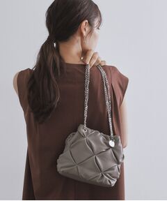 OPAQUE.CLIP / オペーク ドット クリップ ショルダーバッグ | 【2WAY】ラム調合皮巾着ミニショルダーバッグ