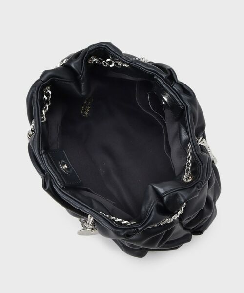 OPAQUE.CLIP / オペーク ドット クリップ ショルダーバッグ | 【2WAY】ラム調合皮巾着ミニショルダーバッグ | 詳細12