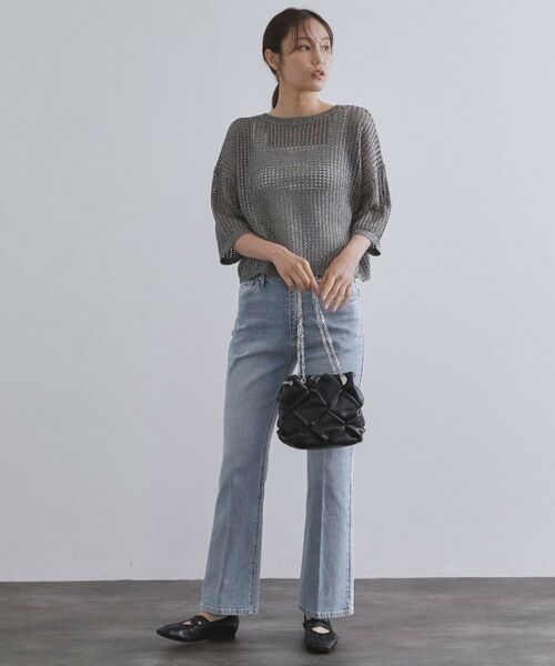 OPAQUE.CLIP / オペーク ドット クリップ ショルダーバッグ | 【2WAY】ラム調合皮巾着ミニショルダーバッグ | 詳細2