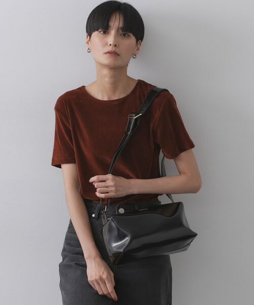 OPAQUE.CLIP / オペーク ドット クリップ ショルダーバッグ | 【2WAY】エナメルワイドスクエアボストンバッグ | 詳細1