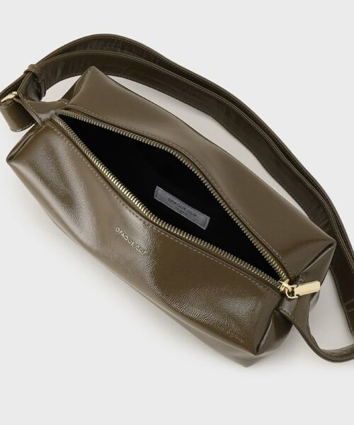 OPAQUE.CLIP / オペーク ドット クリップ ショルダーバッグ | 【2WAY】エナメルワイドスクエアボストンバッグ | 詳細10