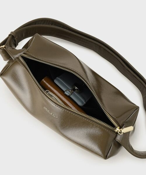 OPAQUE.CLIP / オペーク ドット クリップ ショルダーバッグ | 【2WAY】エナメルワイドスクエアボストンバッグ | 詳細12